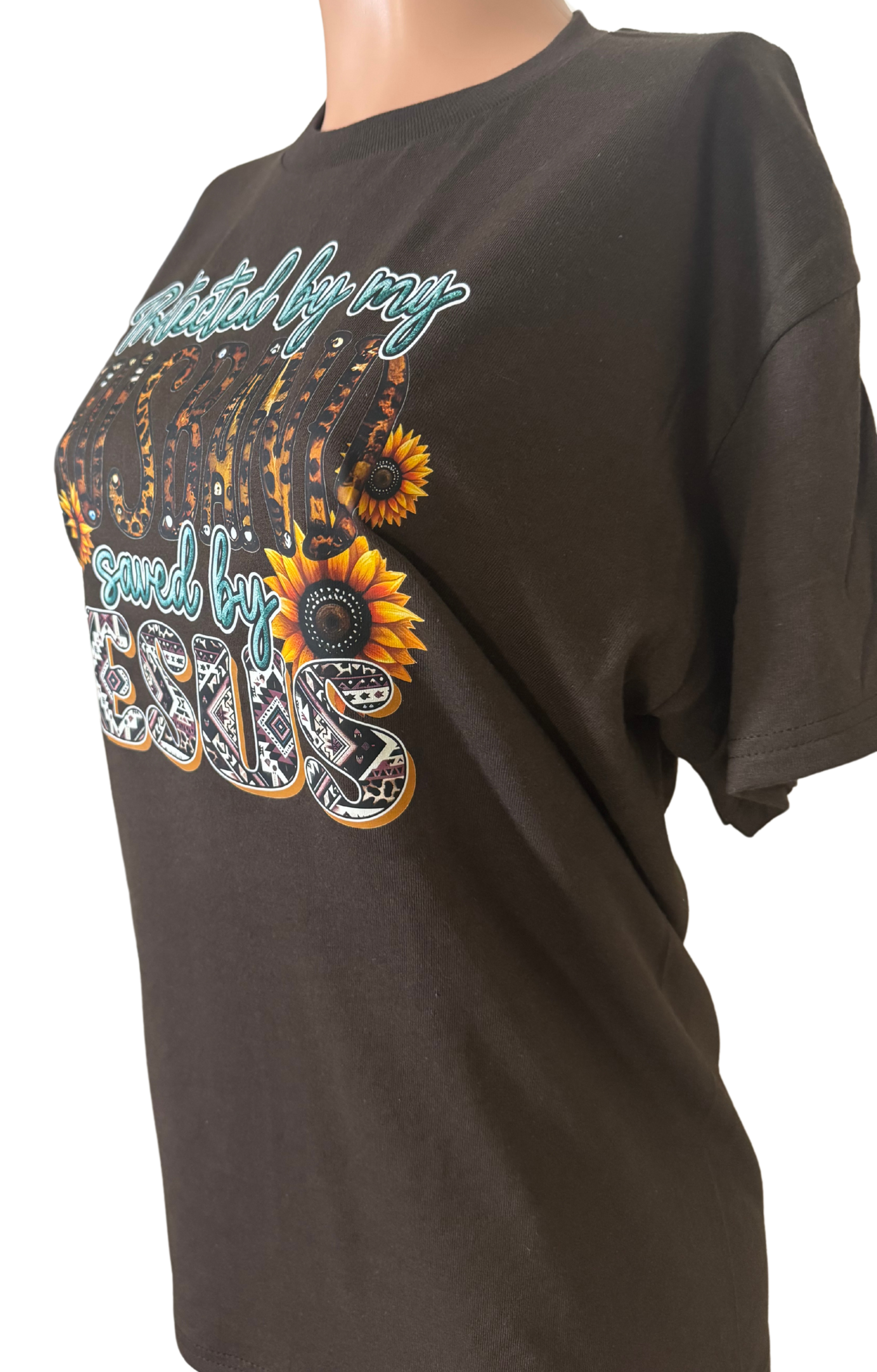 Ladies Graphic Print Short Sleeve T Shirt