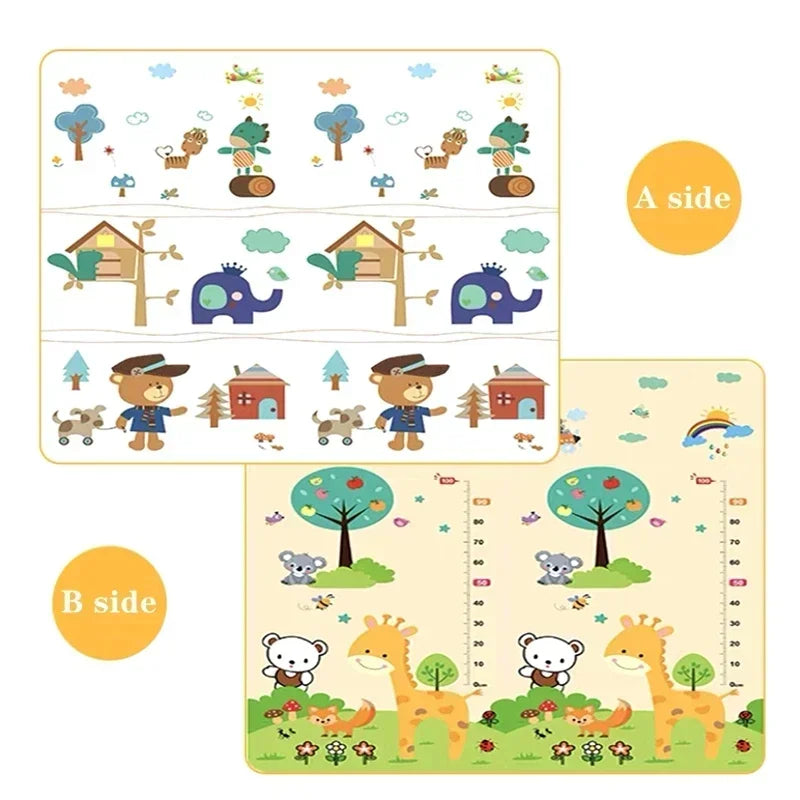 200x180cm/180x150cm Baby Crawling Play Mats Non-toxic High-quality EPE Baby Activity Gym Carpet Baby Game Children's Safety Rug