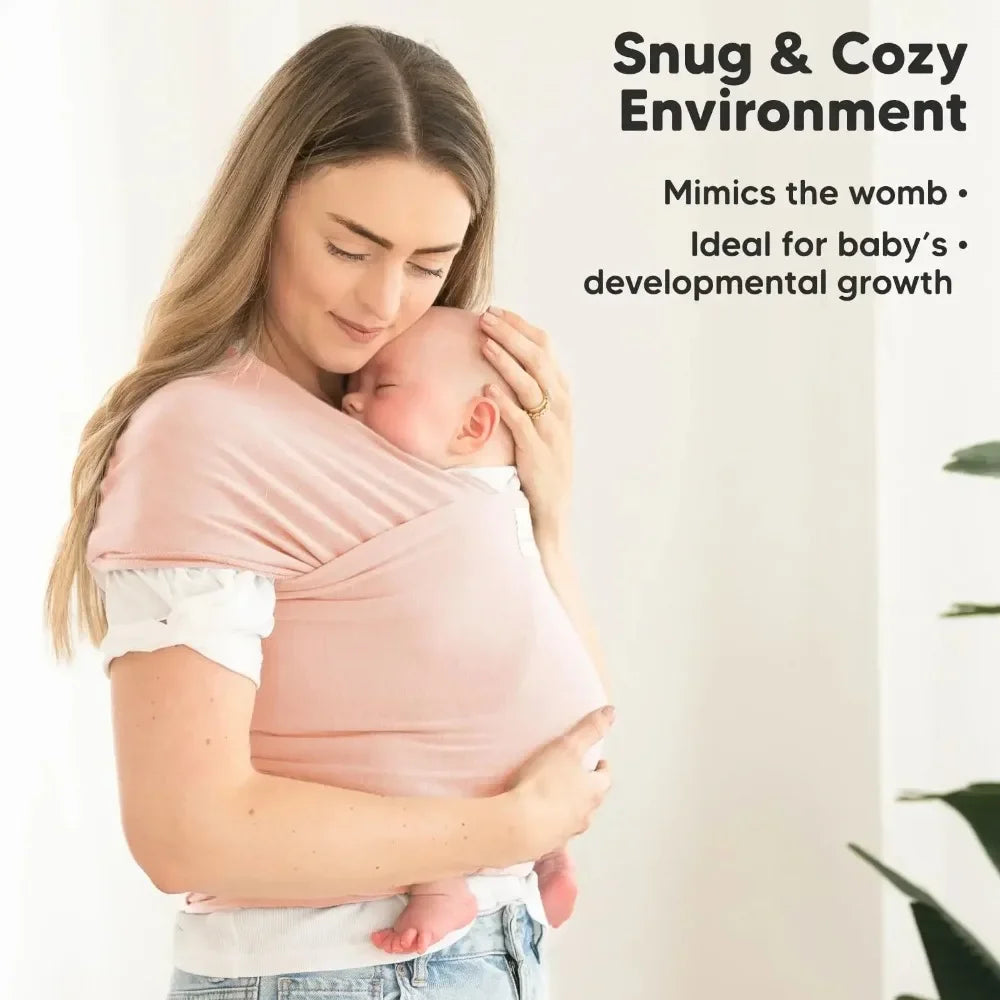 Baby Wrap Carrier Breathable Babies Sling Toddler Baby Blanket Easy To Wear Lightweight Hand Free Infant Carrier Bag for Newborn
