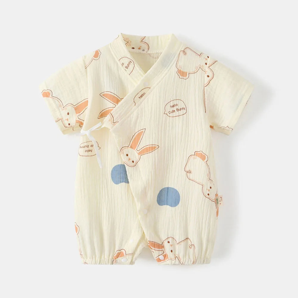 Baby Romper Bodysuits Unisex Soft Cotton One-Piece Outfit for Infant Boys Girls 0-24 Months
