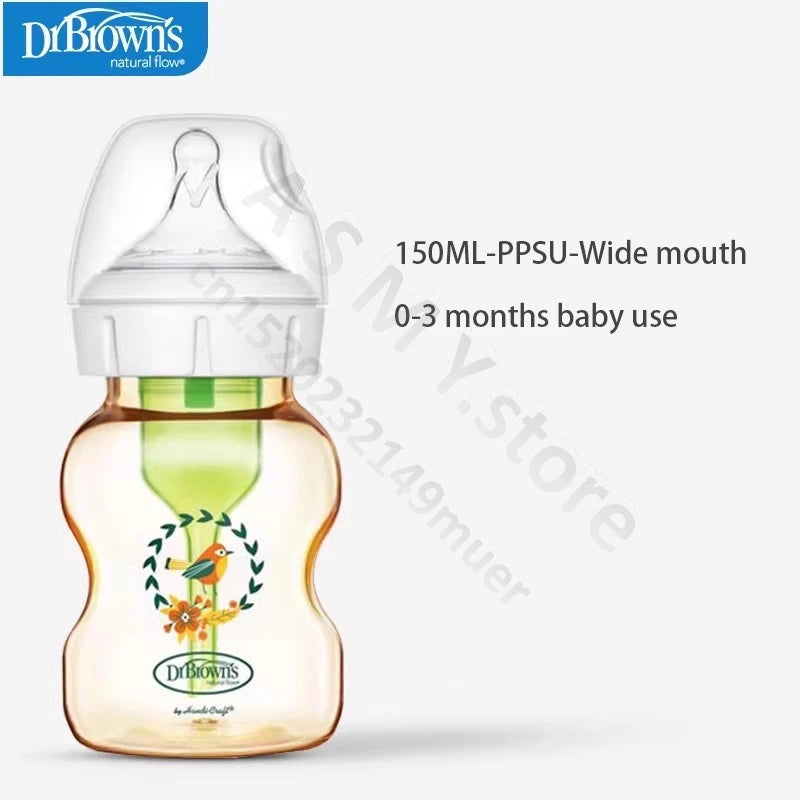 Dr. Brown's newborn PPSU / anti-colic / wide mouth / baby bottle / anti-drop 150ML,270ML baby bottle