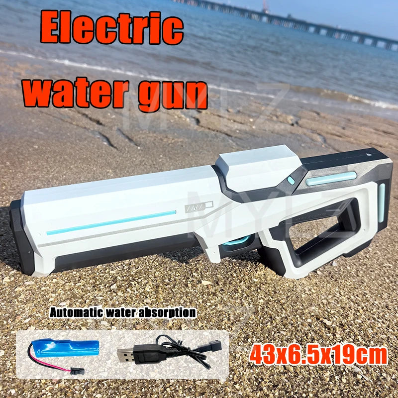 Automatically Water High Pressure Electric Water Gun Toys for Kids Summer Outdoor Pool Fight Games Children Water Toys Gift