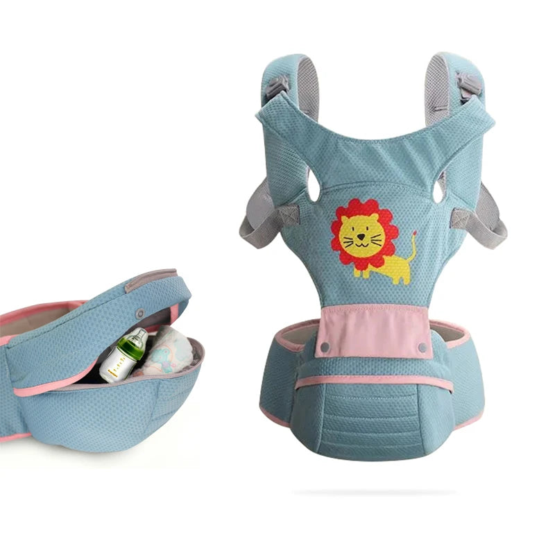 0-36 Months Ergonomic Baby Carrier Infant Kid Baby Hipseat Sling Front Facing Kangaroo Baby Wrap Carrier for Baby Travel