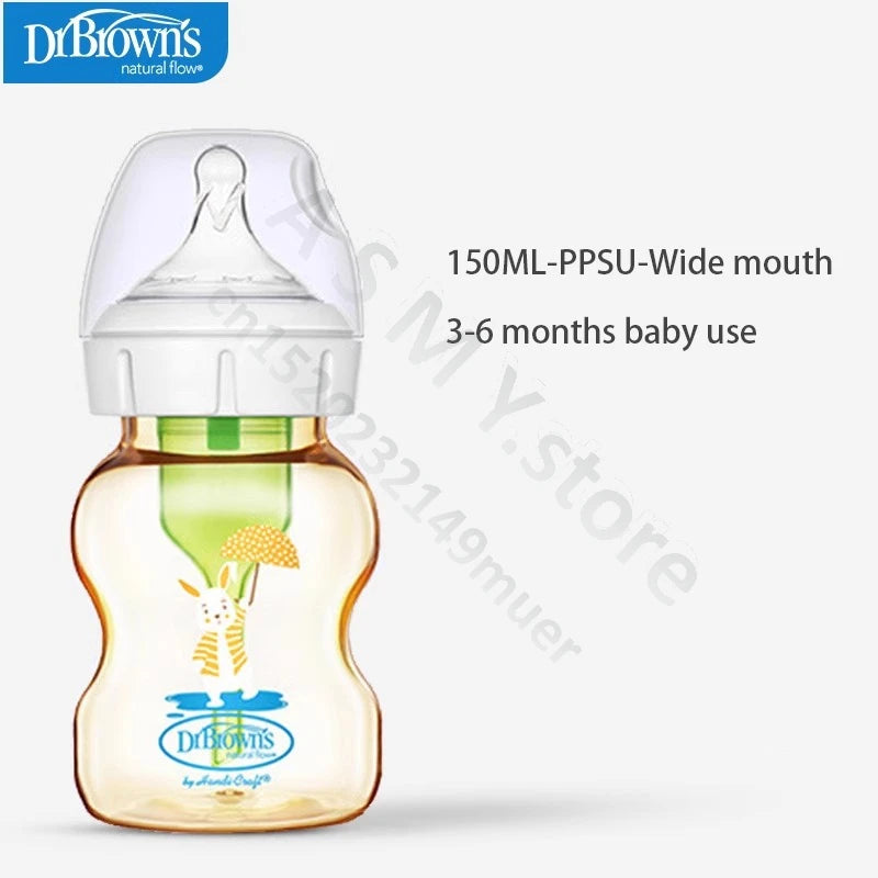 Dr. Brown's newborn PPSU / anti-colic / wide mouth / baby bottle / anti-drop 150ML,270ML baby bottle