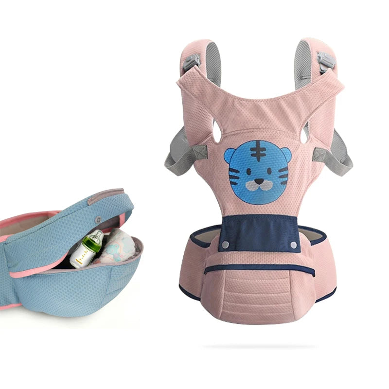 0-36 Months Ergonomic Baby Carrier Infant Kid Baby Hipseat Sling Front Facing Kangaroo Baby Wrap Carrier for Baby Travel