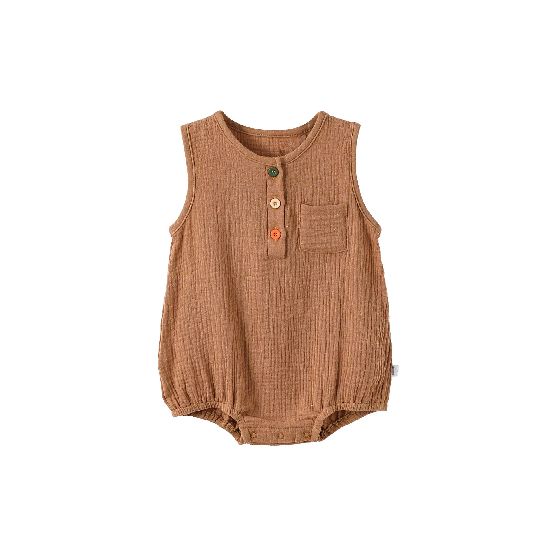 Baby Boy Girl Bodysuit Sleeveless Cotton Linen Romper Newborn Jumpsuit One Piece Baby Clothes/Outfits 0-24 Months