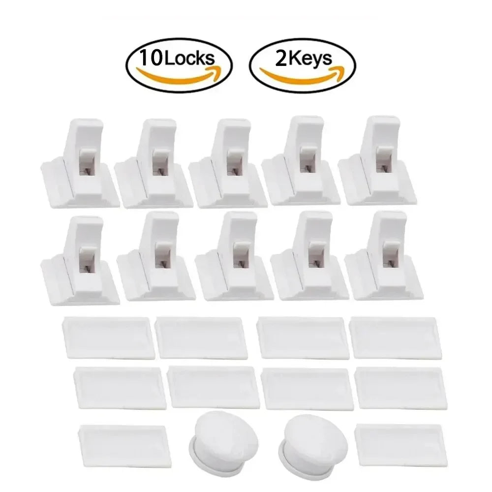 Magnetic Children's Lock for Extra Cabinet Door Safety: A Must-Have for Parents Drawer Lock Baby Protection Baby Safety Lock