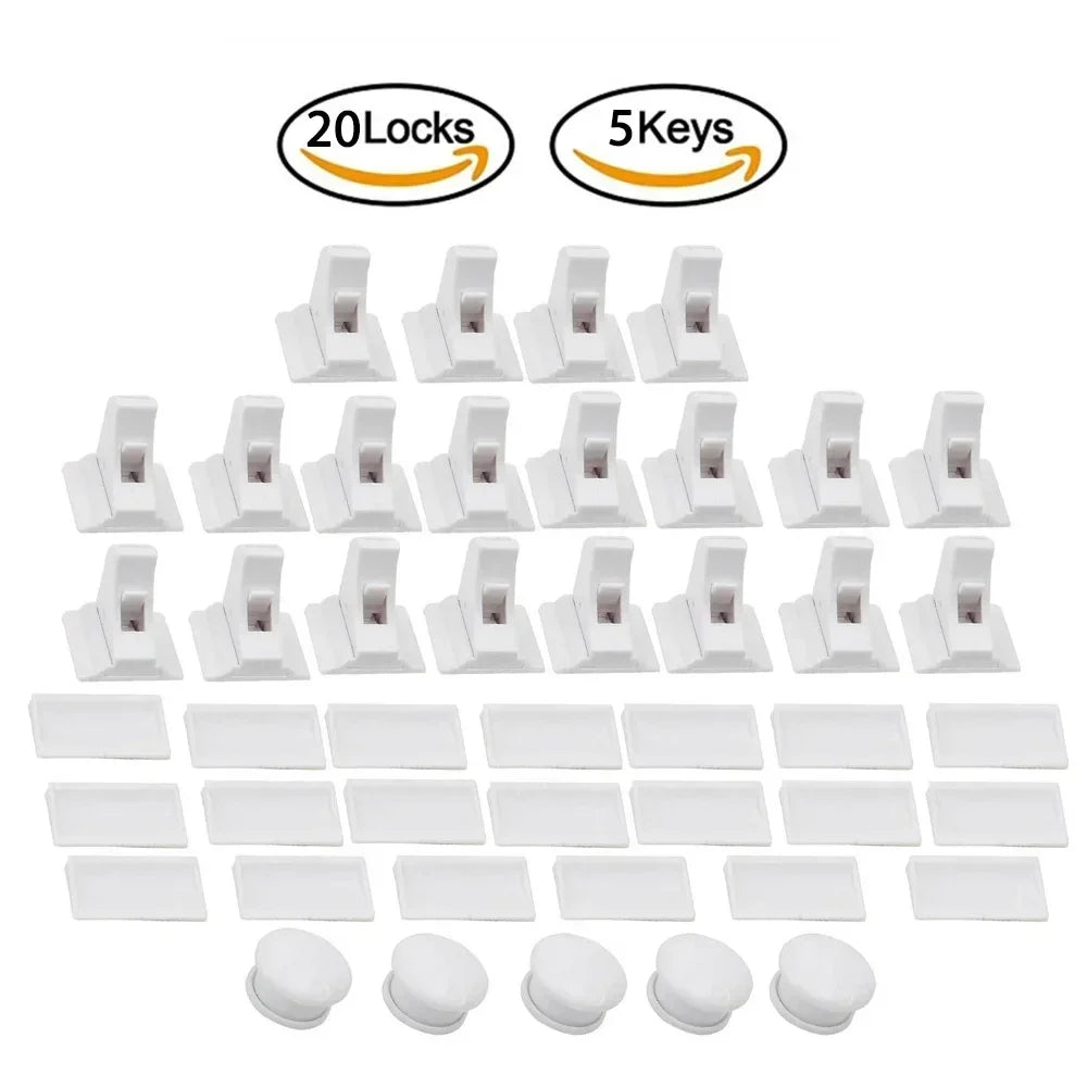 Magnetic Children's Lock for Extra Cabinet Door Safety: A Must-Have for Parents Drawer Lock Baby Protection Baby Safety Lock