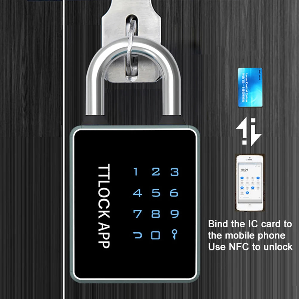 Hanging Smart Lock TUYA/TTLOCK APP Padlock 4 Ways Unlocking Keyless Drawer Safety Lock IP65 Waterproof Anti Theft Door Lock