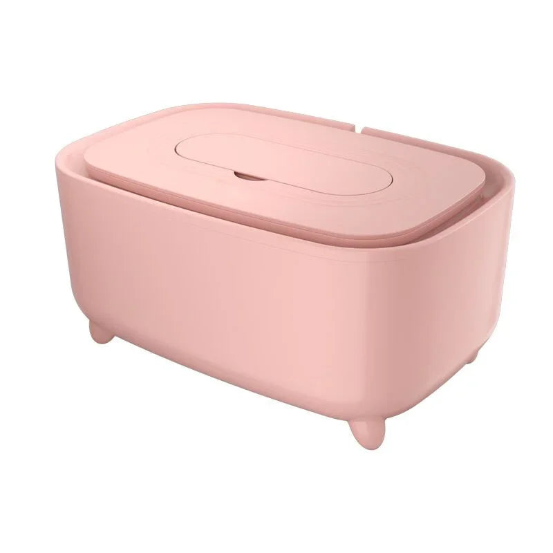 Baby Wipes Warmer - Constant Temperature Wet Wipe Heater, Newborn Tissue Warmer, 36 Hours Heating, Baby Mask Warmer