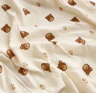 Summer Thin Muslin Bean Dot Blanket for Babies Wholesale:Cotton Crinkle Fabric Air Conditioning Quilt,Kids'Lightweight Coverlet