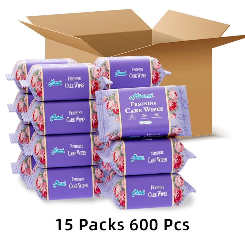 Mioszzi Mint Feminine Cleansing Wet Wipes 40pcs/pack,refreshing,portable,remove oder