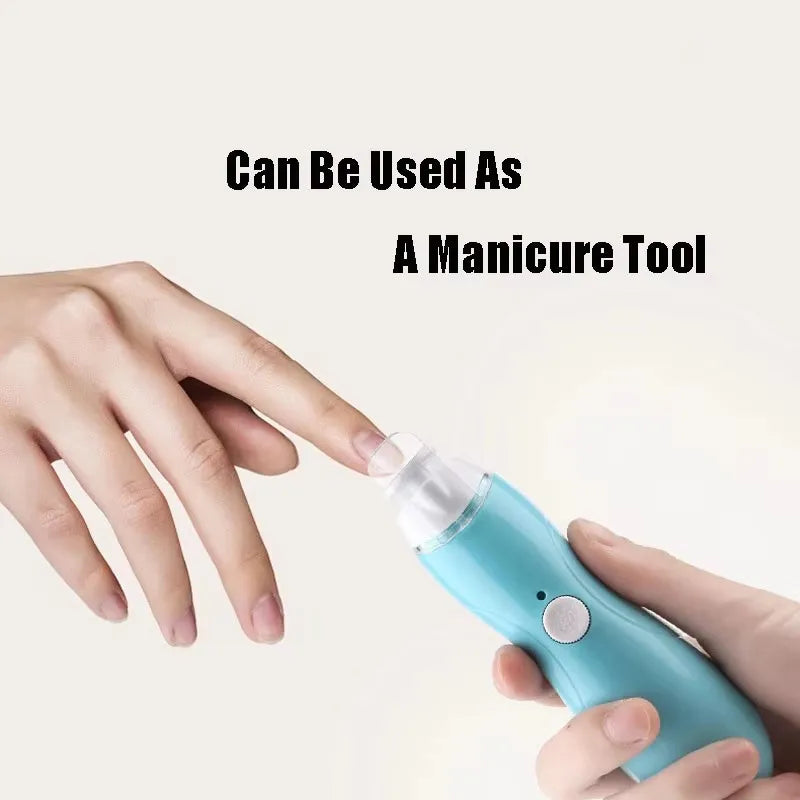 Electric Baby Nail Trimmer 9 in 1 Electric Baby Nail File Kit Rechargeable Infant Toes Fingernails Clippers Baby Care Tools