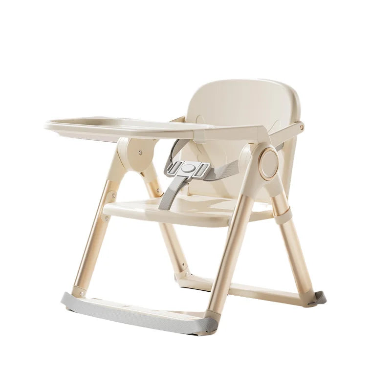 Baby Folding Booster Seat High Chair For Dining, Baby Toddler Portable Feeding Seat for Children 6 Months to 3 Years Approx