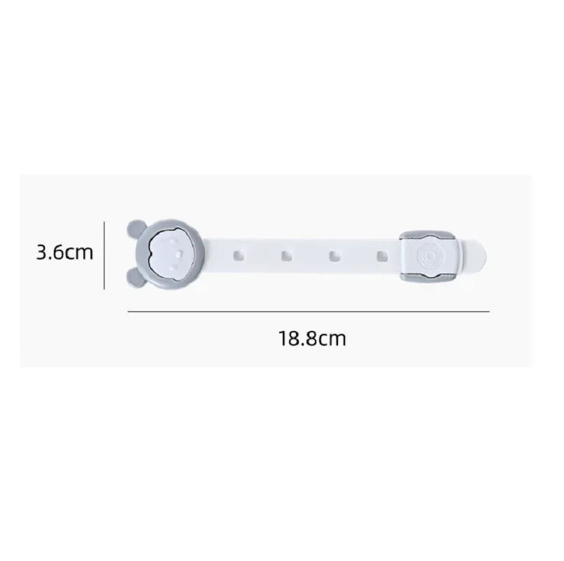5Pcs Adjustable Child Safety Cabinet Locks for Refrigerators, Drawers, Toilets