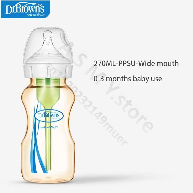 Dr. Brown's newborn PPSU / anti-colic / wide mouth / baby bottle / anti-drop 150ML,270ML baby bottle