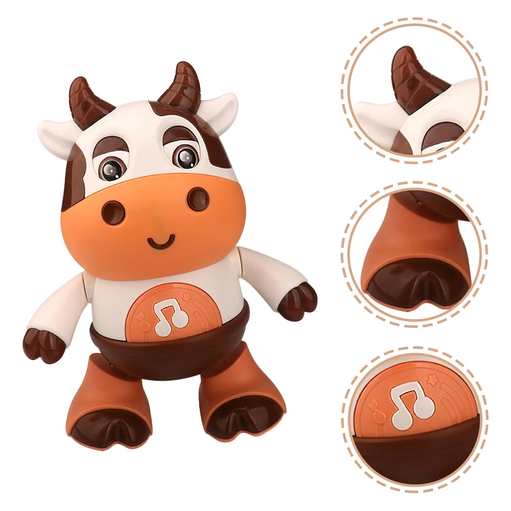 Baby Cow Musical Toys Dancing Walking Baby Cow Toy With Music And Led Lights Dancing Toys Baby 6 To 12 Months 18 Month Toys