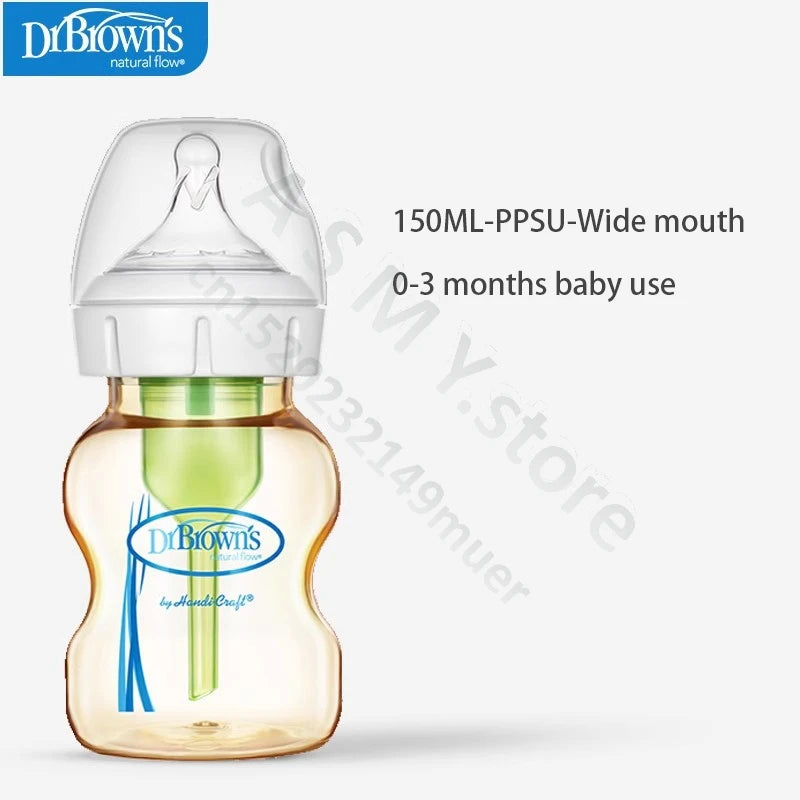 Dr. Brown's newborn PPSU / anti-colic / wide mouth / baby bottle / anti-drop 150ML,270ML baby bottle
