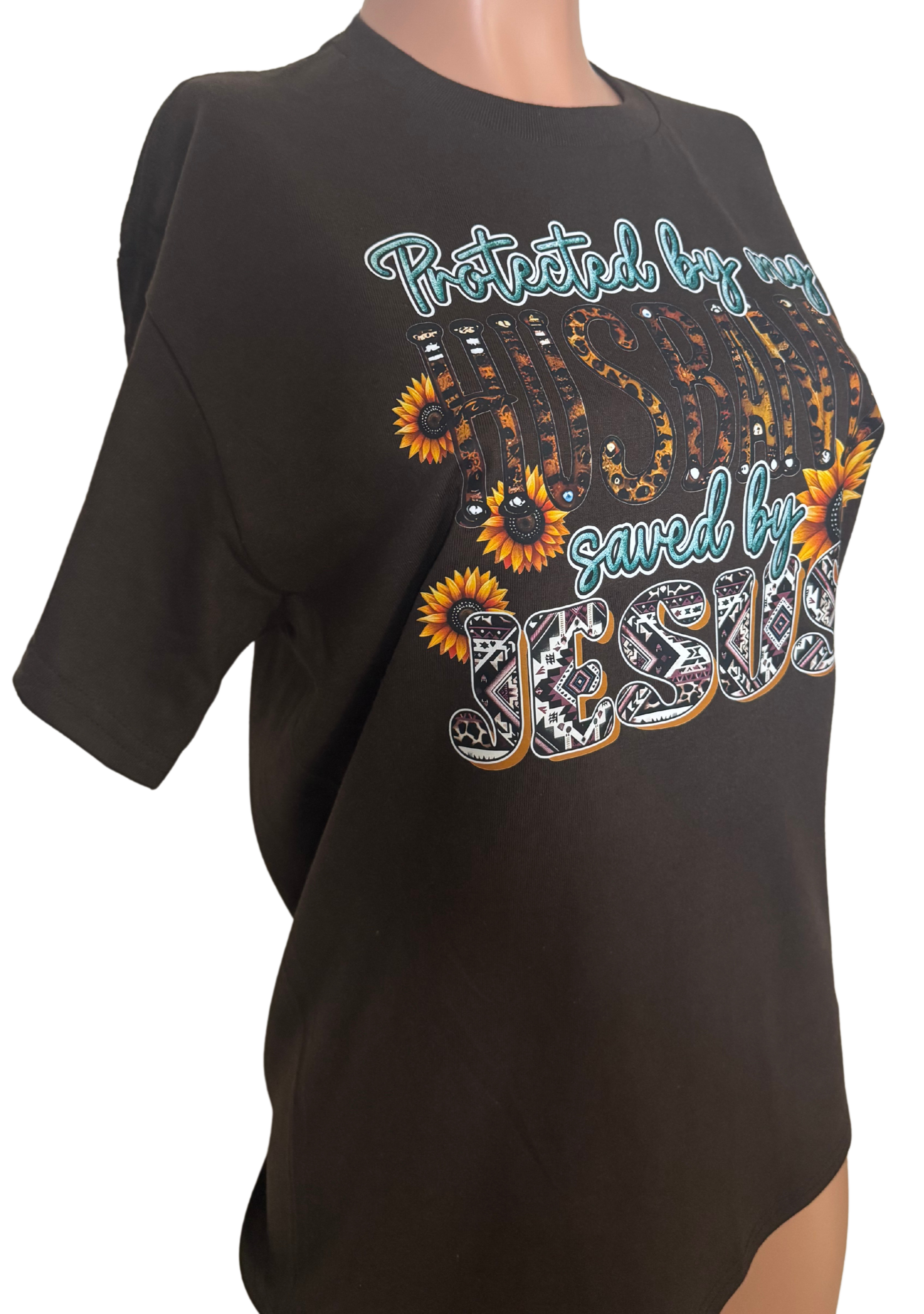 Ladies Graphic Print Short Sleeve T Shirt