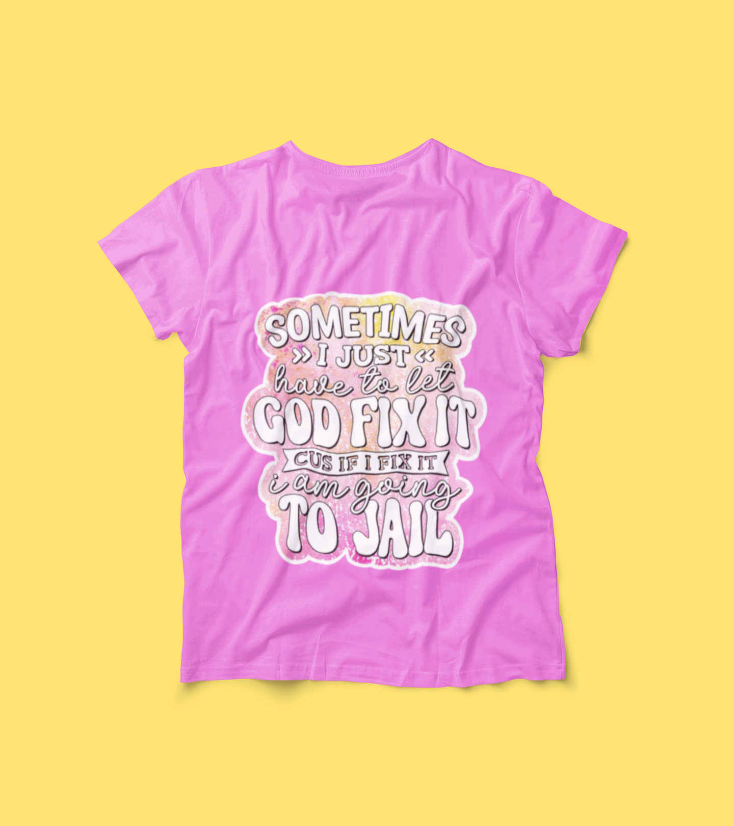 Ladie's Short Sleeve Graphic Print T Shirt