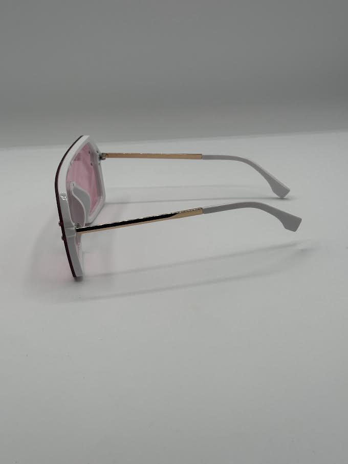 Pink and White designer feel shades top quality
