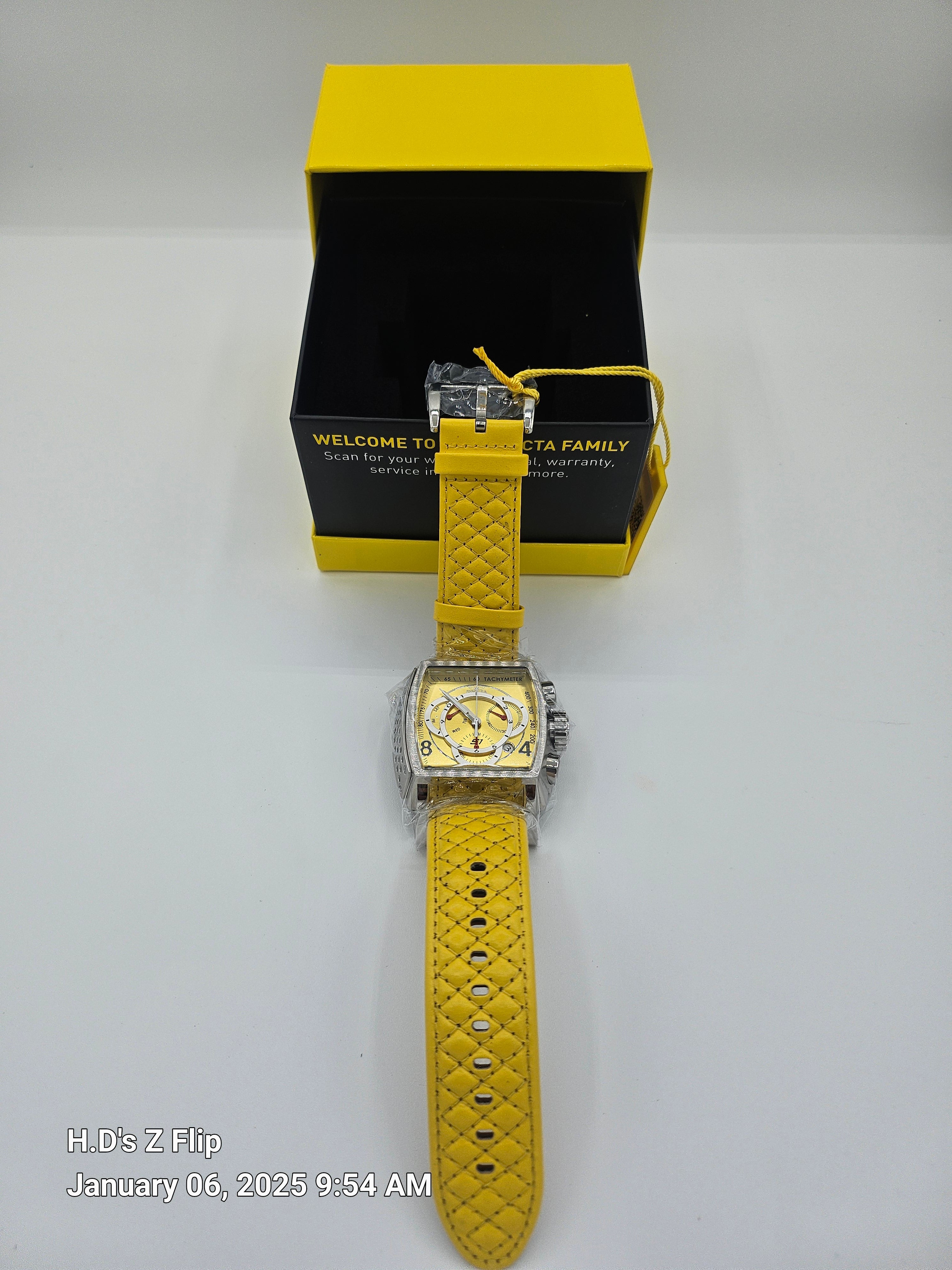 Invicta S1 Rally Swiss Ronda Z60 FE Caliber Men's Watch - 48mm, Yellow