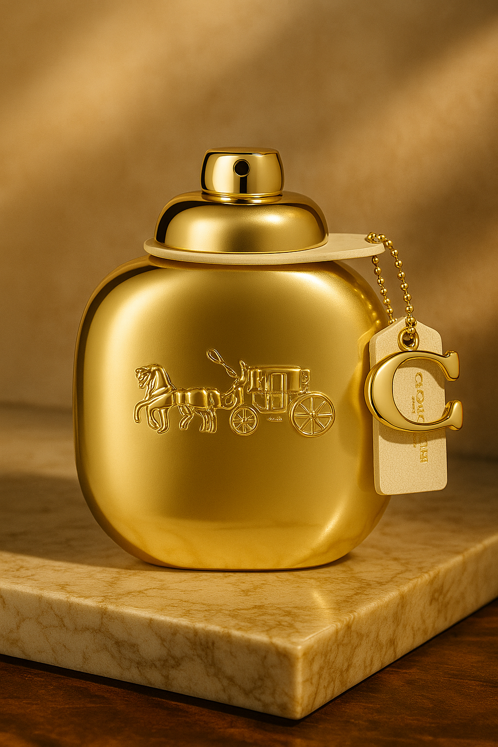 Coach Dreams Eau de Parfum Gold – Luxurious, Bold & Radiant Floral Fruity Scent for Women (3.0 oz)