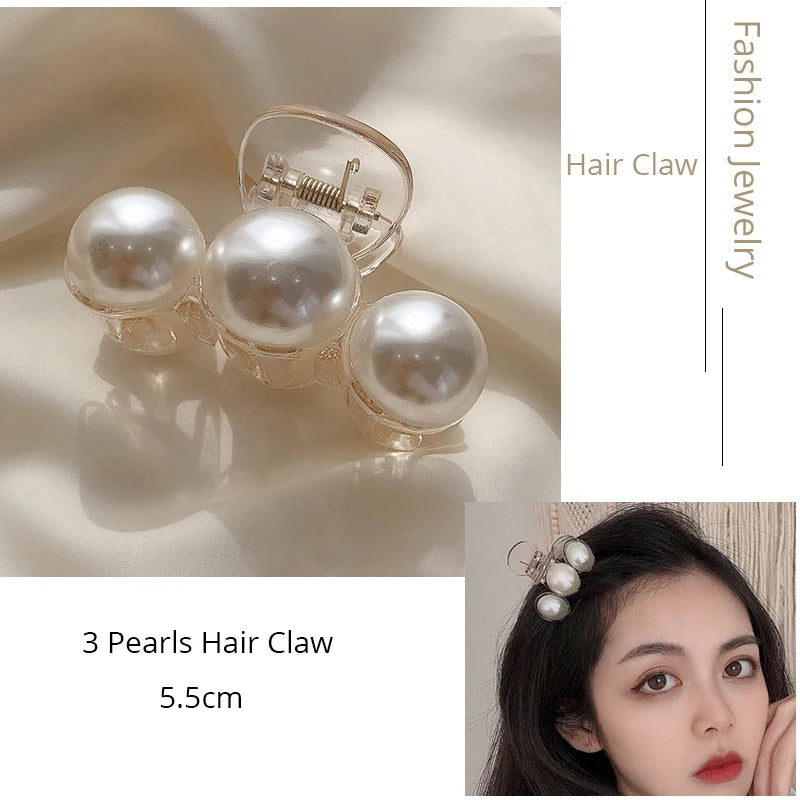 Korean Metal Geometric Hair Claw Barrettes Elegant Hair Clip Crab for Women Hollow Out Hairpin Headwear Girl Hair Accessories