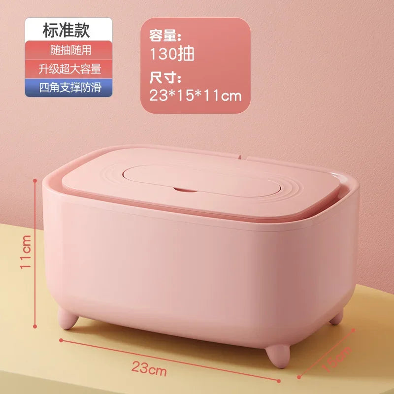 Baby Wipes Warmer - Constant Temperature Wet Wipe Heater, Newborn Tissue Warmer, 36 Hours Heating, Baby Mask Warmer