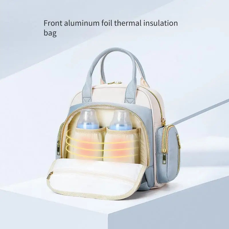 Fashionable Mommy Bag Premium Tote Diaper Bag for Women Multipurpose Shoulder Crossbody Maternity Hospital Bag for New Moms