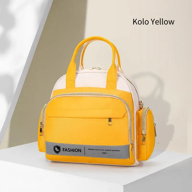 Fashionable Mommy Bag Premium Tote Diaper Bag for Women Multipurpose Shoulder Crossbody Maternity Hospital Bag for New Moms
