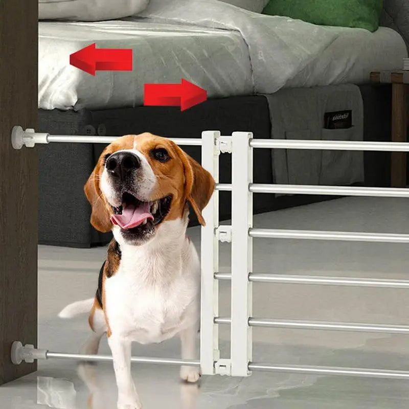 Indoor Dog Gate Retractable Freestanding Fence Nail-free Household Reusable Door For Small Medium Dogs Puppy Fence Pets supplies