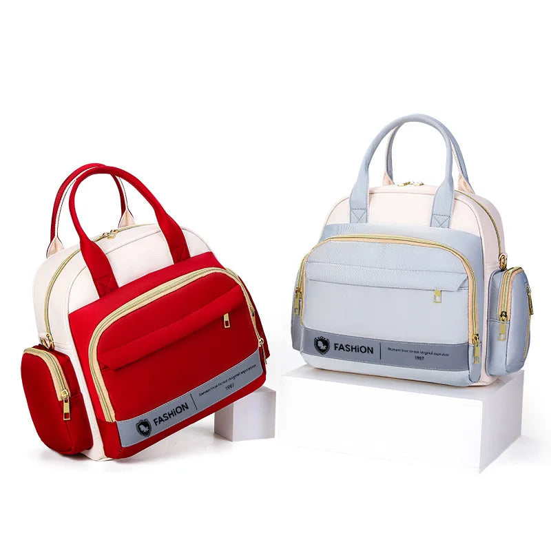 Fashionable Mommy Bag Premium Tote Diaper Bag for Women Multipurpose Shoulder Crossbody Maternity Hospital Bag for New Moms