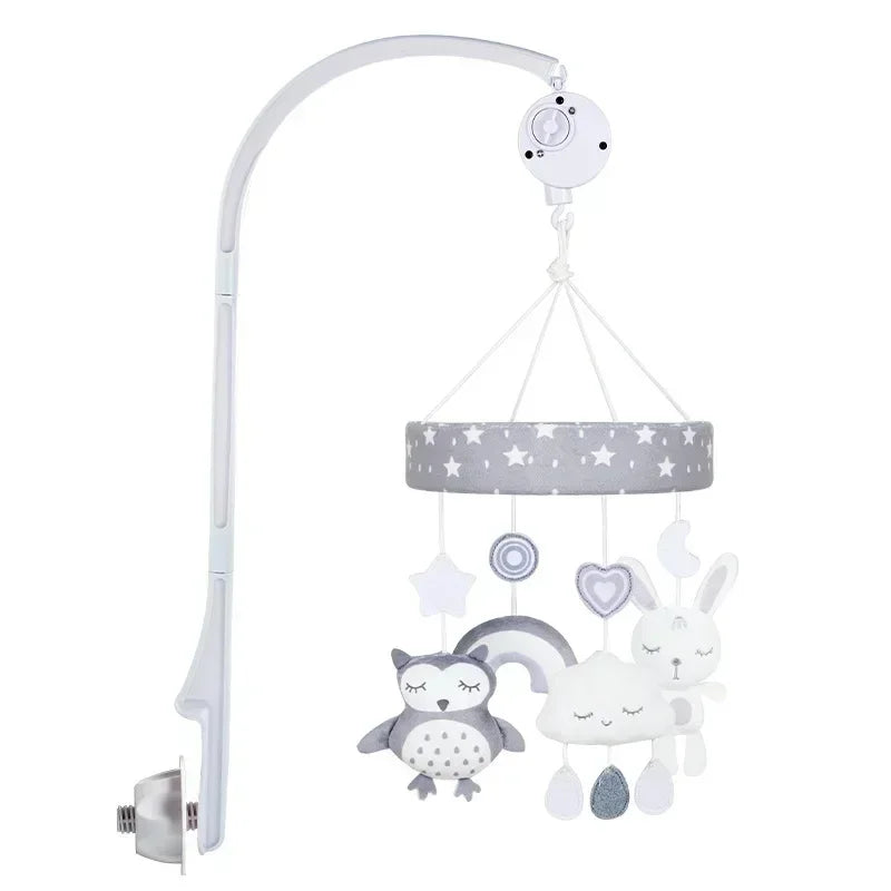 Baby Crib Mobiles Rattles Music Educational Toys Bed Bell Carousel for Cots Infant Baby Toys 0-12 Months for Newborns Gifts New