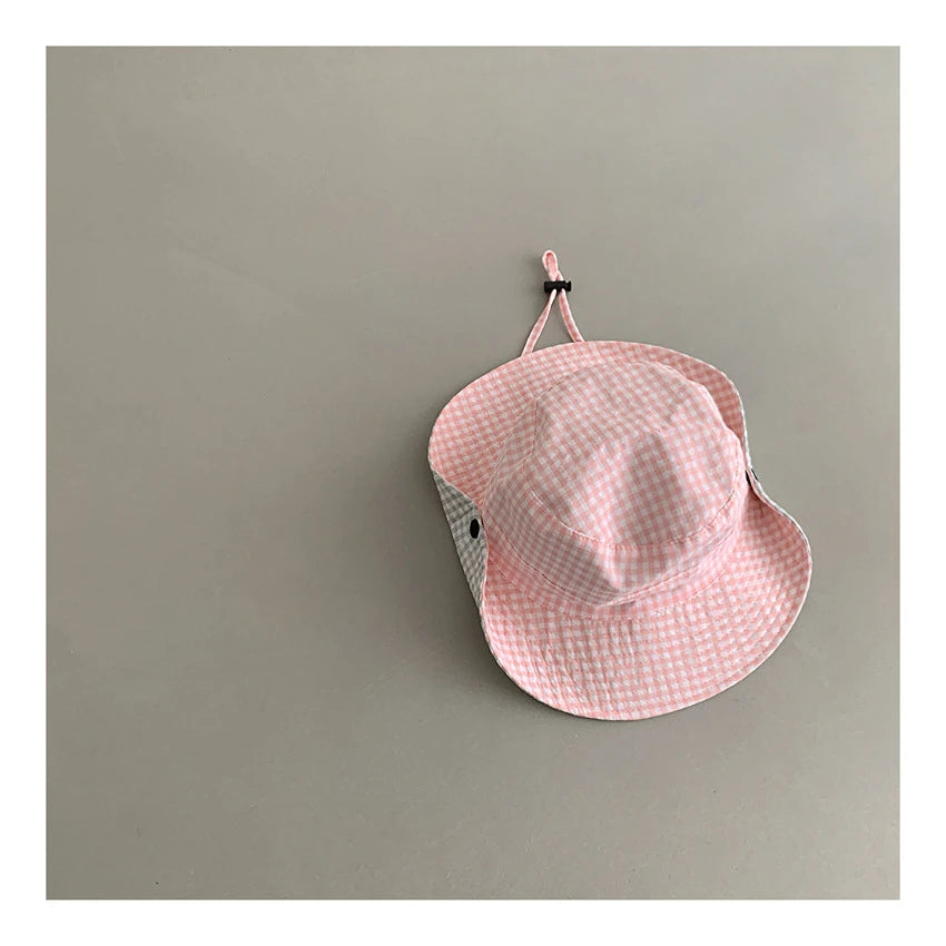 Personalized Candy Color Reversible Spring Autumn Baby Hat Boy Girl Cotton Kid Sun Hat Outdoor Summer Child Cap Custom Baby Name