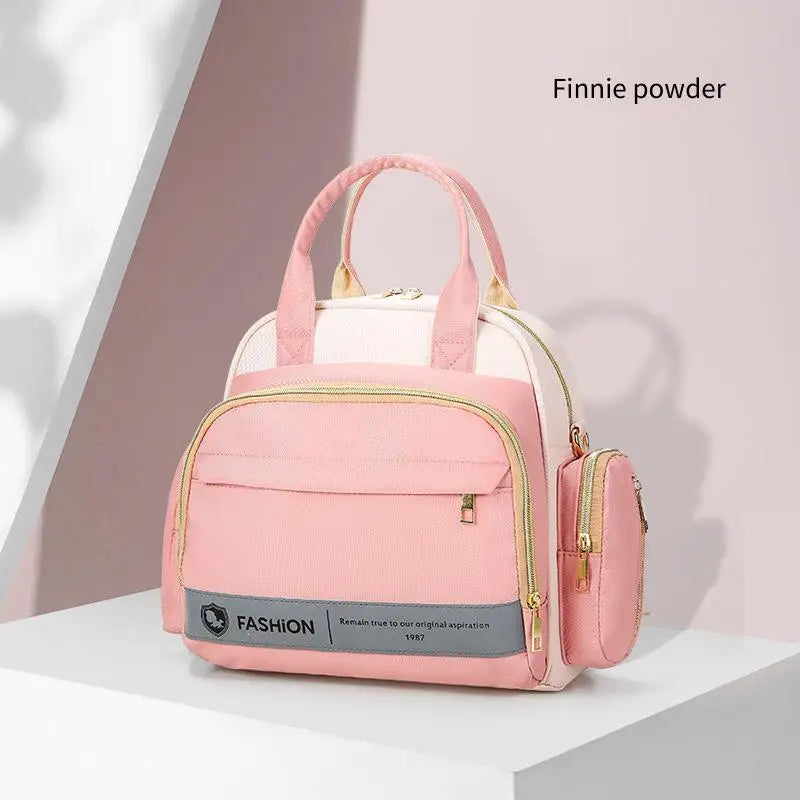 Fashionable Mommy Bag Premium Tote Diaper Bag for Women Multipurpose Shoulder Crossbody Maternity Hospital Bag for New Moms