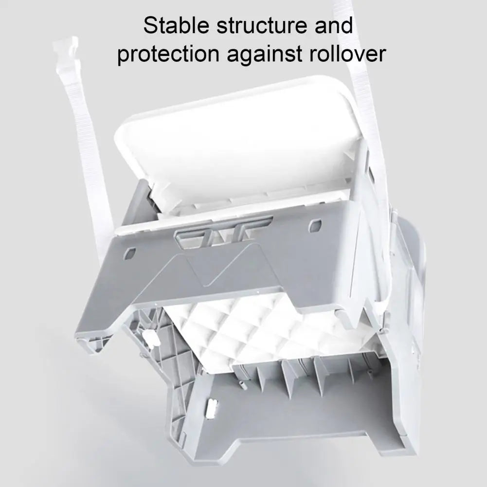 Foldable Baby High Chair Adjustable Waterproof Baby High Chair with Foldable Design Harness for Dining Table Kitchen for Babies