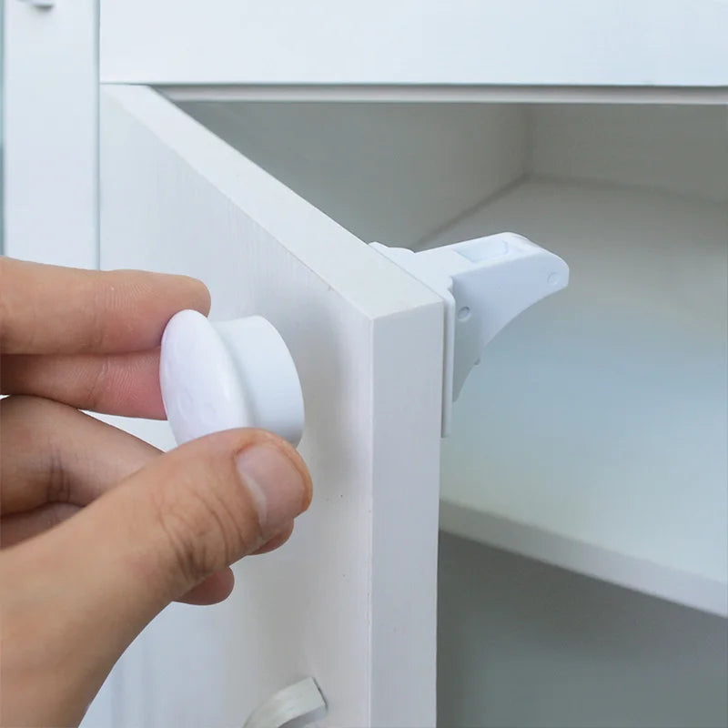 Magnetic Drawer Cabinet Locks Baby Security Protection Invisible Multifunctional Kids Safety Products Children Closet Lock