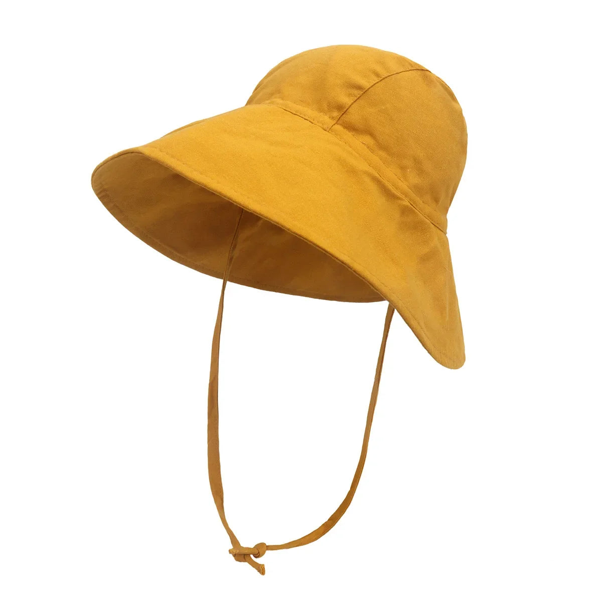 Personalized Big Brim Baby Sun Hat Summer Spring Kids Bucket Hat Cotton Linen Children Cap for Beach Playing Traveling 2-5Y