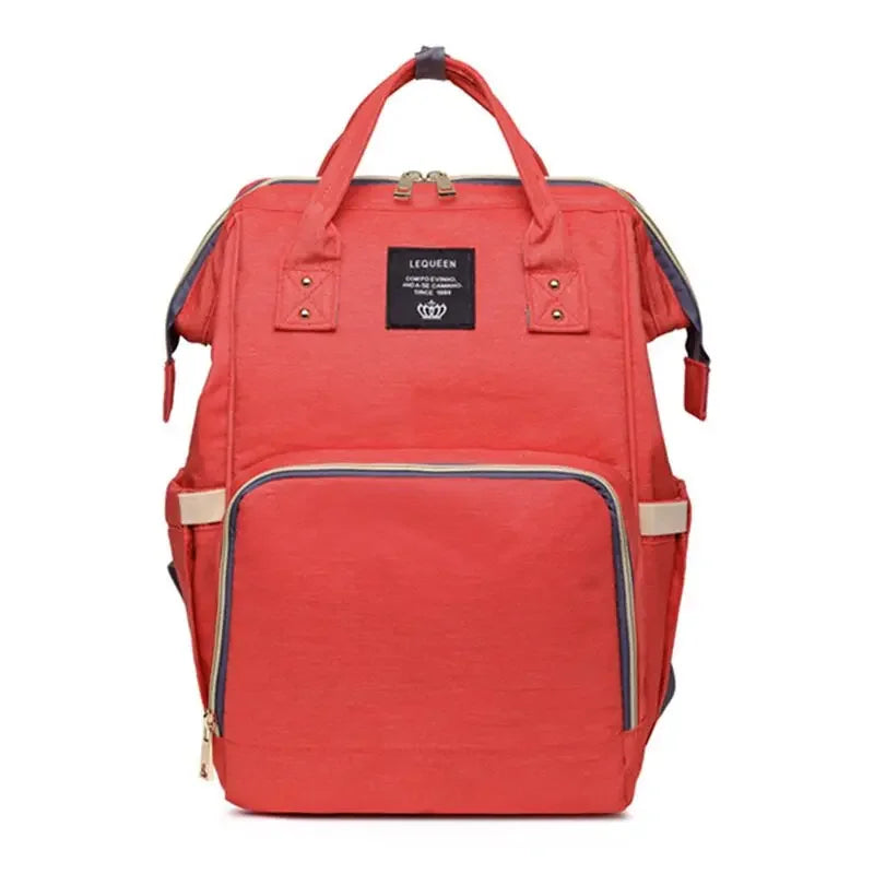 Lequeen Mummy Maternity Diaper Bag Backpack Nappy Bag Large Capacity Stroller Bag Travel Diaper Backpack for Baby Care