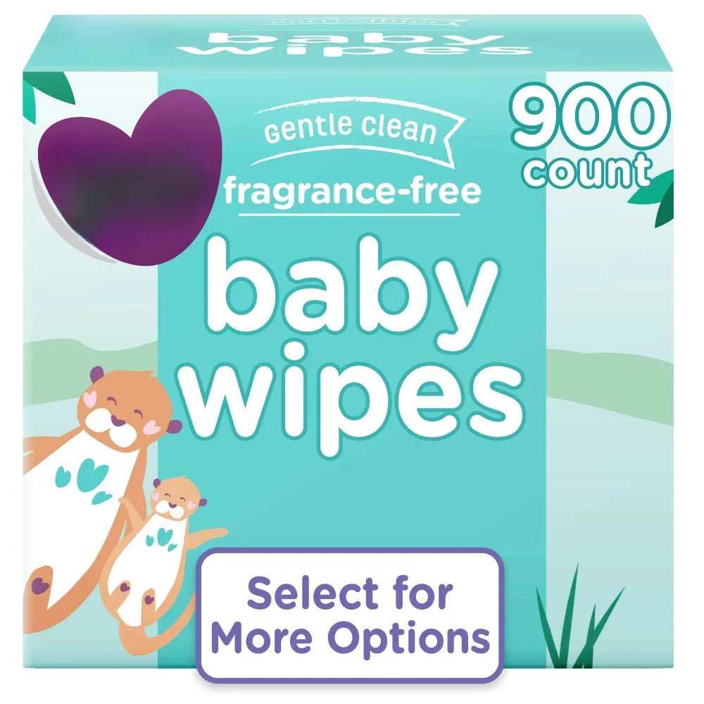 Parent's Choice Fragrance Free Baby Wipes, 900 Count (Select for More Options)