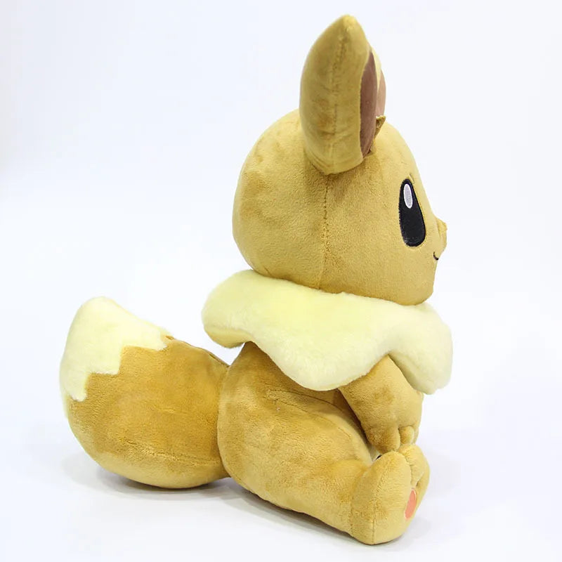 30cm Pokemon Eevee Plush Toys Cartoon Cute Anime Elf Plush Doll Soft Stuffed Kawaii Eevee Pillow Birthday Gift For Boys Girls