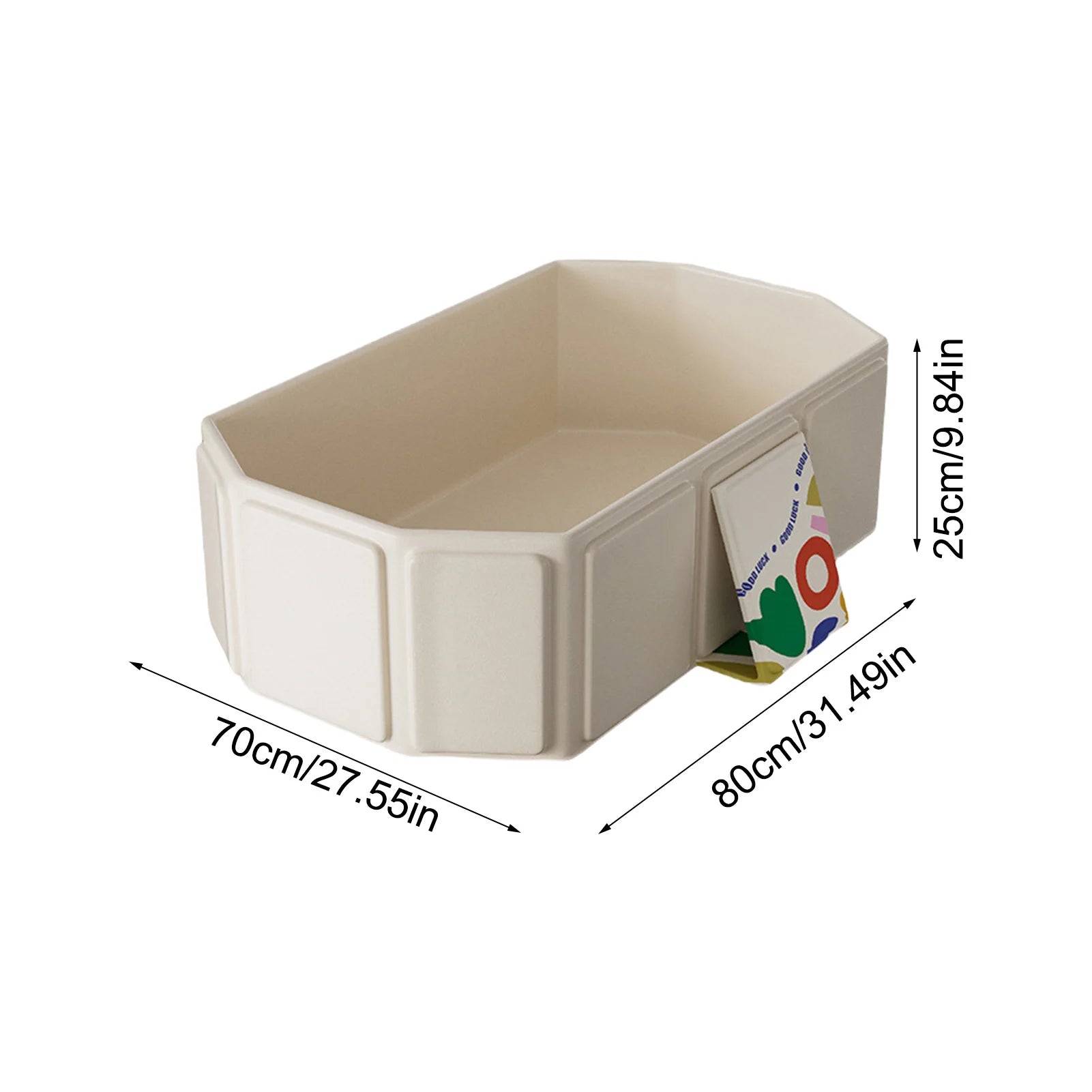 Foldable Baby Bathtub PVC Large Baby Shower Tub Portable Foldable Bath Tub Shower Basin With 5 Balls & 2 Duck For Kids 0-8 Years