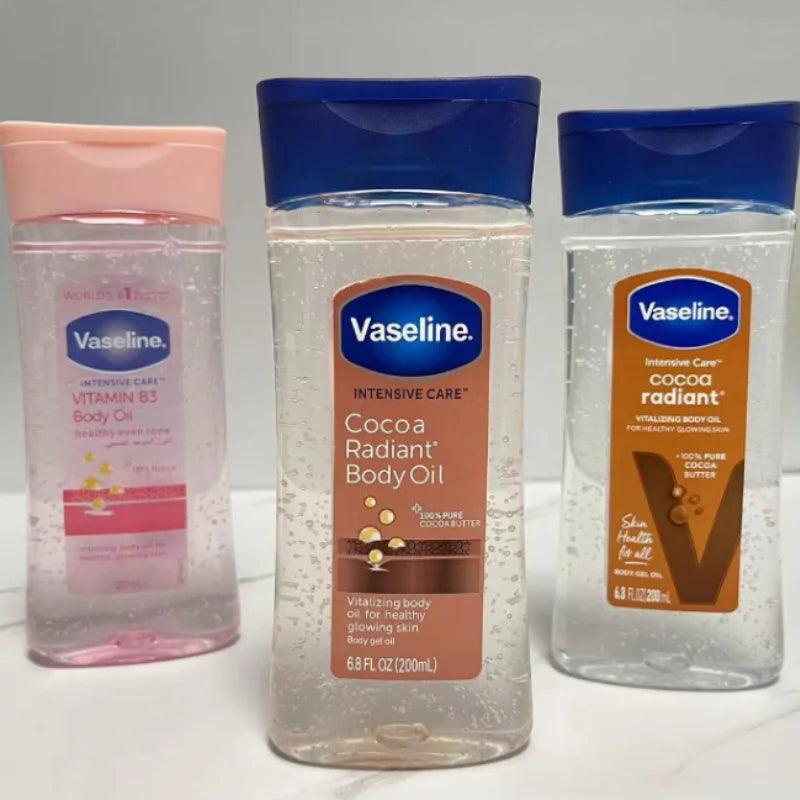 Vaselin Body Care Oil Brightens Skin Tone Improves Dull and Dry Skin Deeply Nourishes and Moisturizes Body Gel Oil 200ml