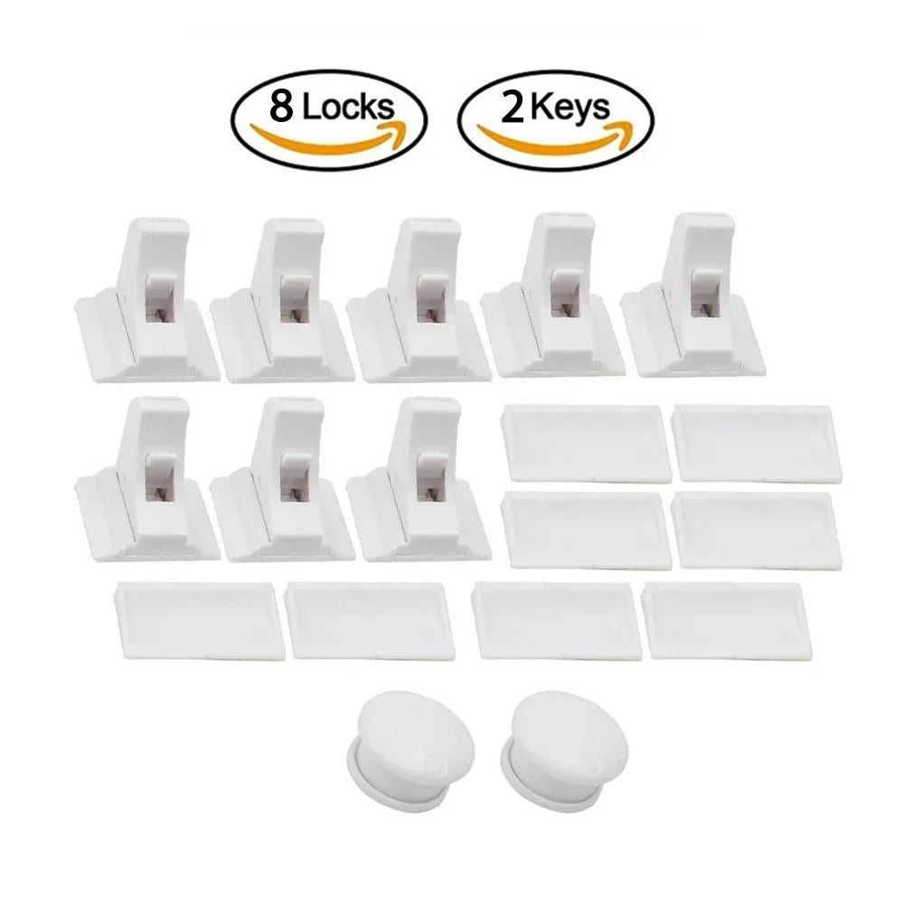 Magnetic Children's Lock for Extra Cabinet Door Safety: A Must-Have for Parents  Drawer Lock  Baby Protection  Baby Safety Lock
