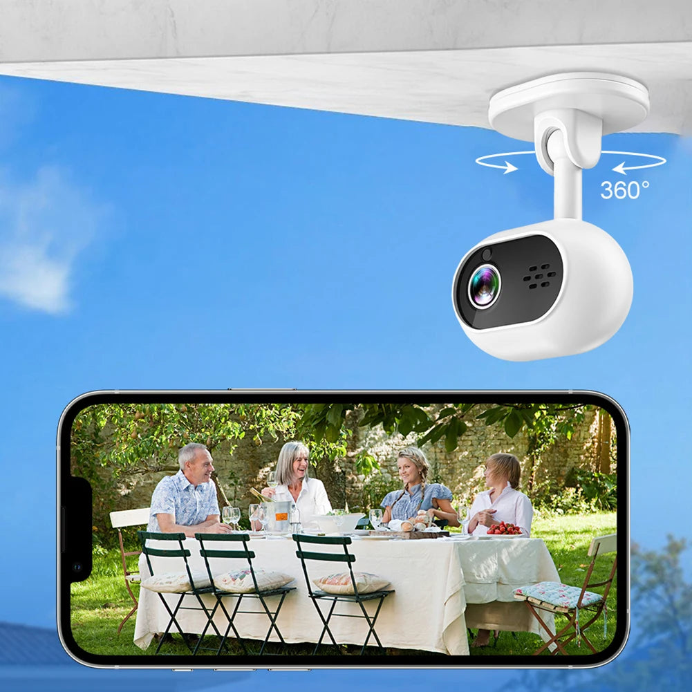 1080P Surveillance Camera Motion Detection WiFi Wireless Camera 2-Way Audio Siren Night Vision for Baby Elderly Pet Monitor