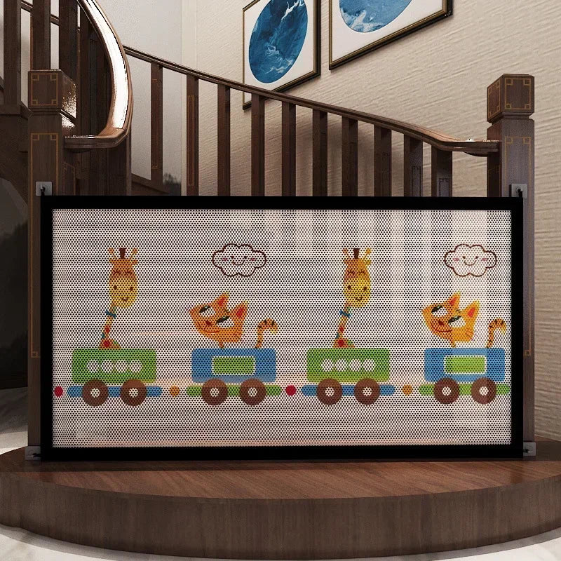 Pet Isolated Network Pet Dog Barrier Fences Stairs Gate New Folding Breathable Mesh Playpen For Dog Safety Fence Baby Gate Fence