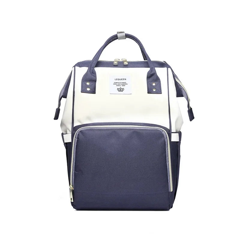 Lequeen Mummy Maternity Diaper Bag Backpack Nappy Bag Large Capacity Stroller Bag Travel Diaper Backpack for Baby Care