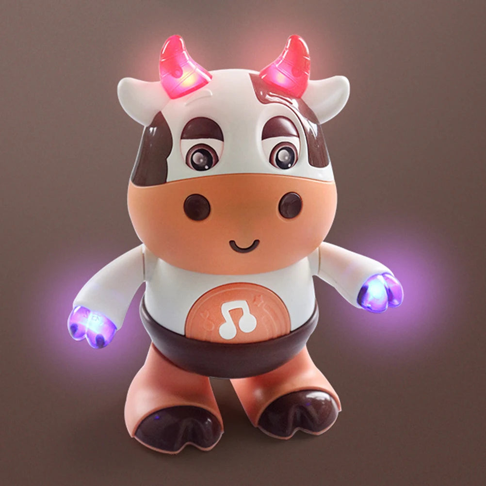 Baby Cow Musical Toys Dancing Walking Baby Cow Toy With Music And Led Lights Dancing Toys Baby 6 To 12 Months 18 Month Toys