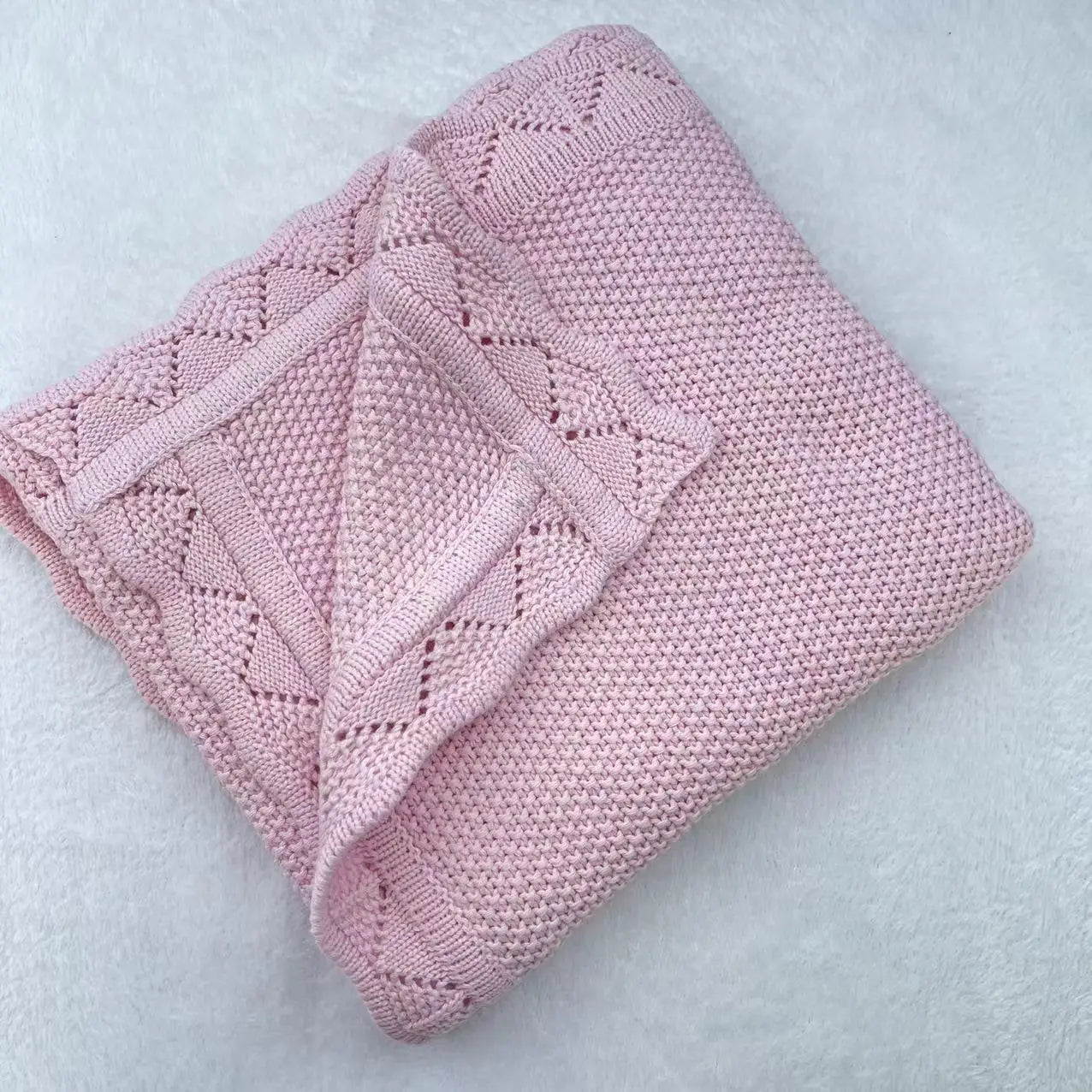 Knitted Baby Blanket Newborn Bedding Comforter Cotton Swadlle for New Born Babies Accessories Stroller Blanket Receive Bed Cover